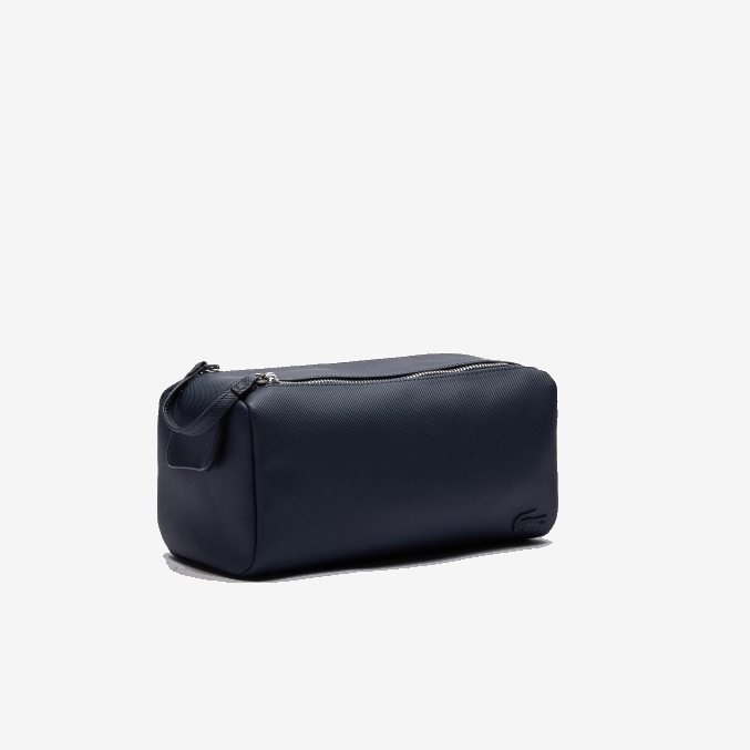 21 VVL0A2054 hombres Lacoste neceser clásico petit piqué doble cremallera