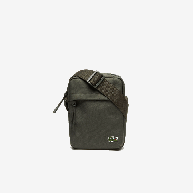 58 VVL0A2120 hombres Lacoste bolso multiusos vertical de lona neocroc