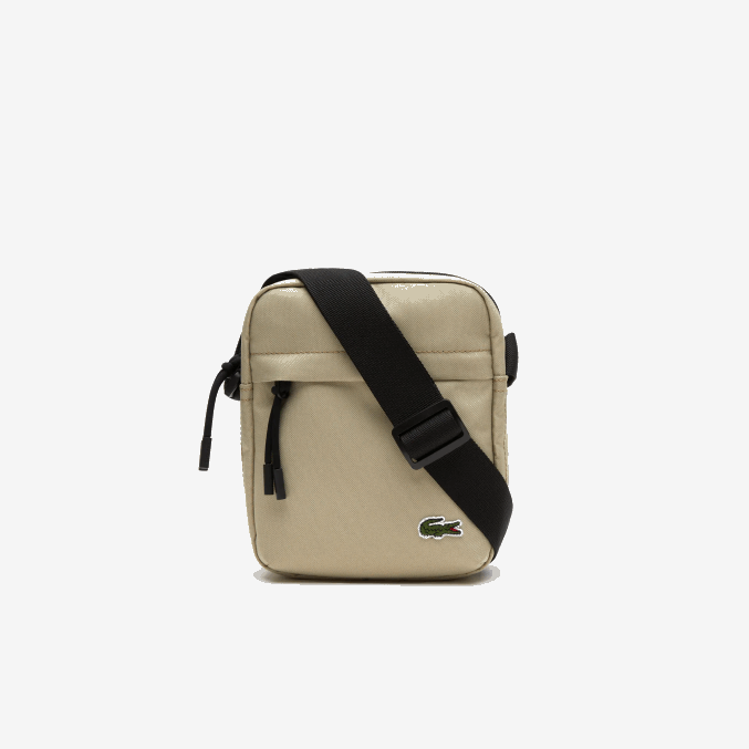 atigrado l37 VVL0A1979 hombres Lacoste bolso cruzado con cremallera