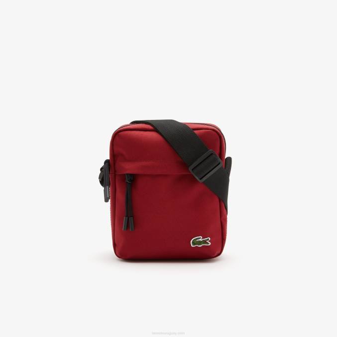 ciclismo rojo 984 VVL0A1980 hombres Lacoste bolso cruzado con cremallera