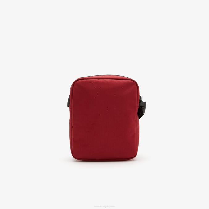 ciclismo rojo 984 VVL0A1980 hombres Lacoste bolso cruzado con cremallera
