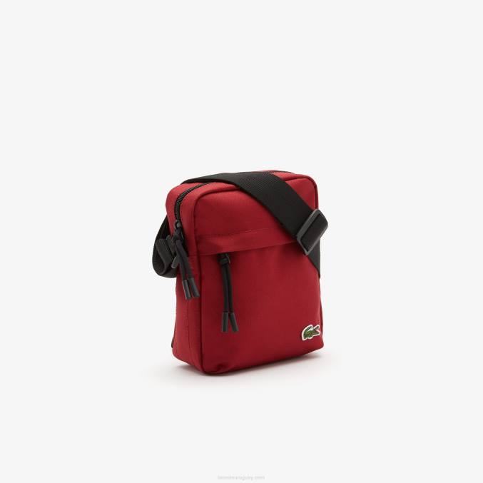 ciclismo rojo 984 VVL0A1980 hombres Lacoste bolso cruzado con cremallera