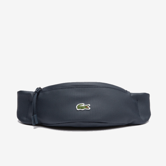 eclipsar b88 VVL0A2066 hombres Lacoste riñonera de lona revestida lcst con cremallera