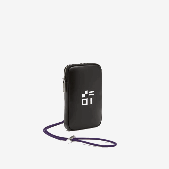 negro blanco samui k94 VVL0A2129 hombres Lacoste titular del teléfono de impresión