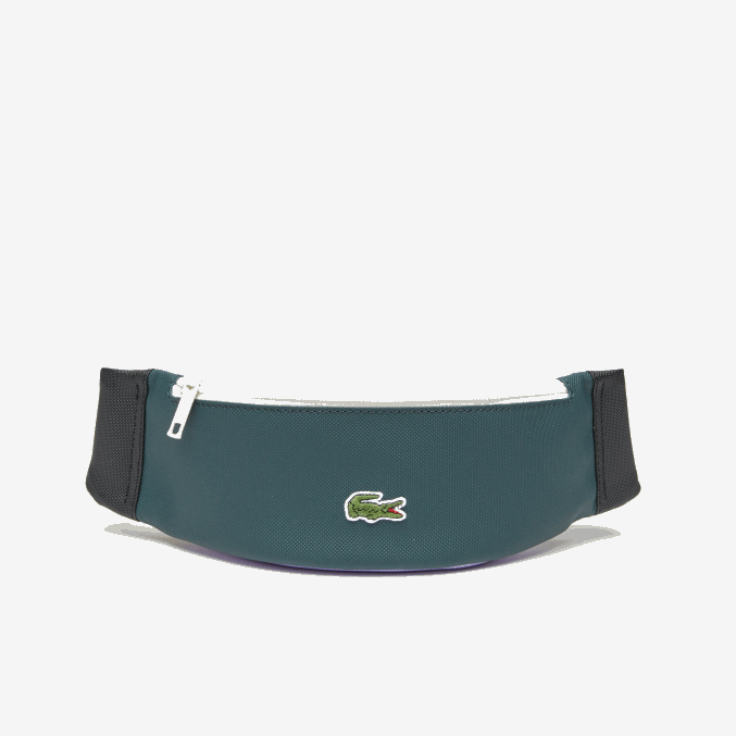 noir laponie plumaje cyna l19 VVL0A2061 hombres Lacoste riñonera con efecto patchwork