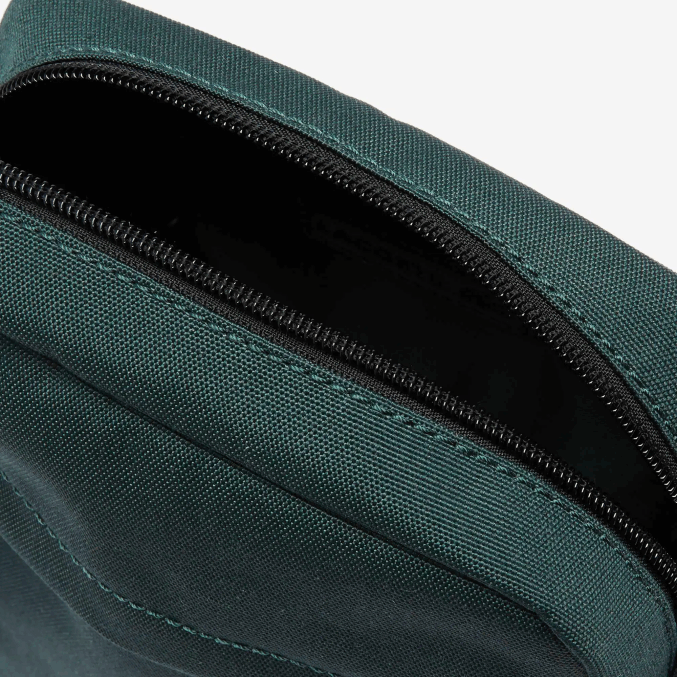 plumaje negro g81 VVL0A2119 hombres Lacoste bolso multiusos vertical de lona neocroc