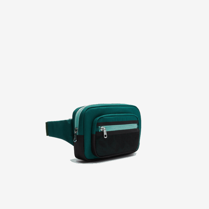 swing vert 132 espirulina h47 VVL0A2040 hombres Lacoste l outfit riñonera de lona con detalles en contraste