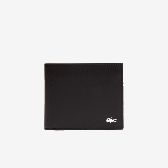 marrón oscuro 028 VVL0A1944 hombres Lacoste billetera de cuero fitzgerald