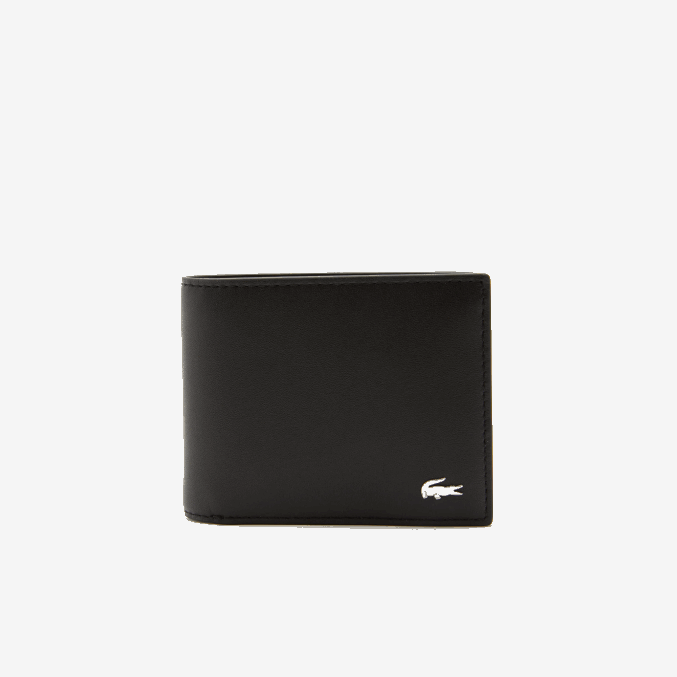 negro 000 VVL0A2127 hombres Lacoste set de regalo de cartera y llavero a juego