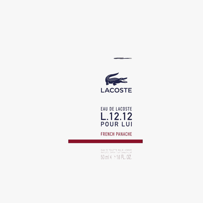 azul 000 VVL0A2194 hombres Lacoste l.12.12 panache francés para lui eau de toilette 50ml