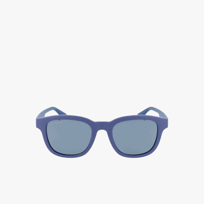 azul mate 401 VVL0A2307 hombres Lacoste lentes de sol rectangulares active line