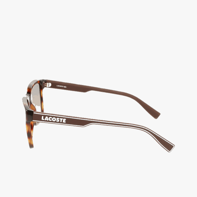 habana oscura 230 VVL0A2282 hombres Lacoste lentes de sol rectangulares active line