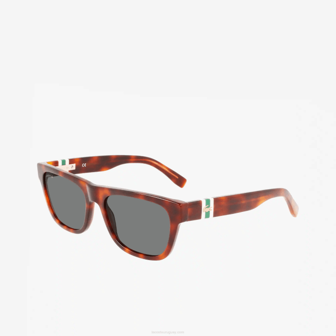 la habana 240 VVL0A2183 hombres Lacoste gafas de sol estilo escamas rectangulares de acetato l.12.12
