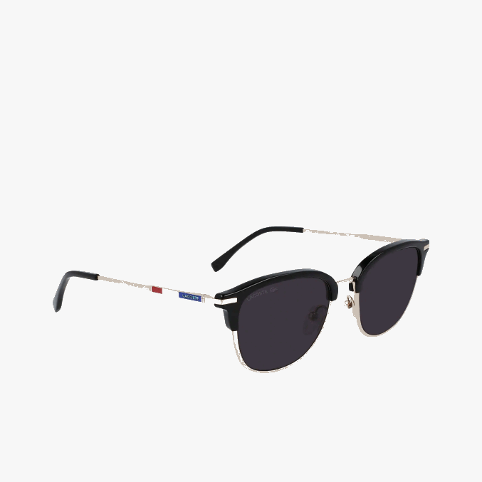 oro 714 VVL0A1929 hombres Lacoste gafas de sol colección novak djokovic de metal ovalado
