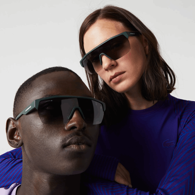 verde mate 301 VVL0A2349 hombres Lacoste gafas de sol activas