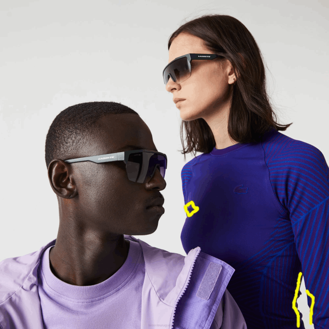 verde mate 301 VVL0A2349 hombres Lacoste gafas de sol activas