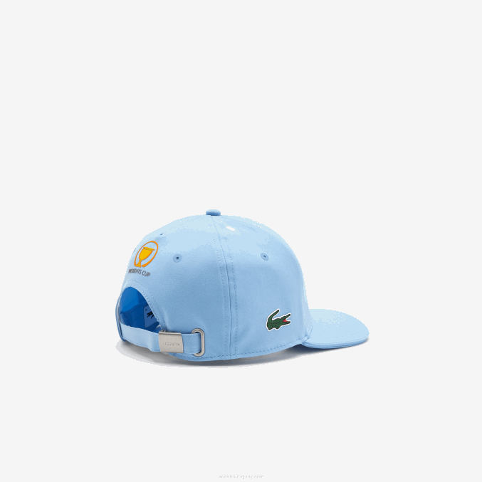 azul 5r4 VVL0A2332 hombres Lacoste gorra ajustable de la bandera americana del deporte de la copa de los presidentes