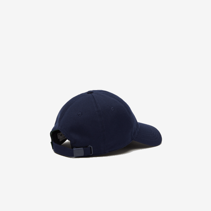 azul marino 166 VVL0A2245 hombres Lacoste gorra de sarga de algodón orgánico