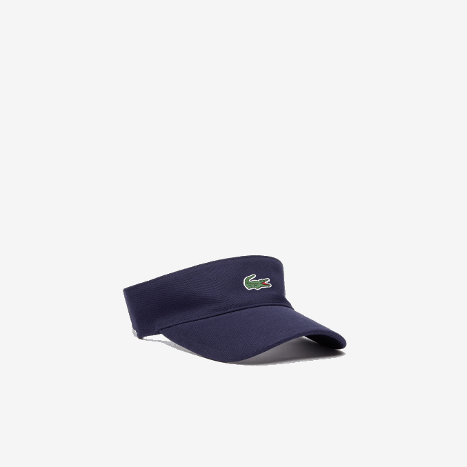 azul marino 166 VVL0A2248 hombres Lacoste visera de tenis sport piqué y polar