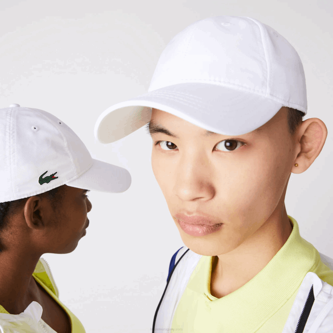blanco 001 VVL0A1923 hombres Lacoste gorra deportiva ligera