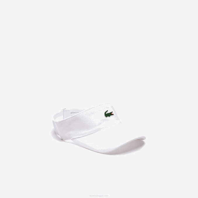 blanco 001 VVL0A2247 hombres Lacoste visera de tenis sport piqué y polar