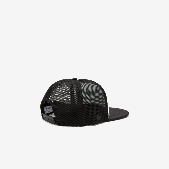 blanco negro 258 VVL0A2162 hombres Lacoste gorro de malla y neopreno