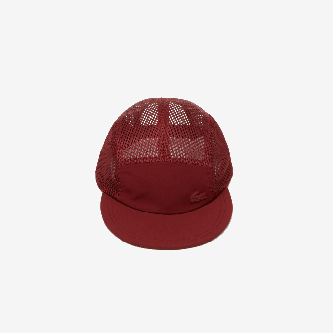 burdeos zs1 VVL0A1921 hombres Lacoste gorra de cocodrilo de silicona