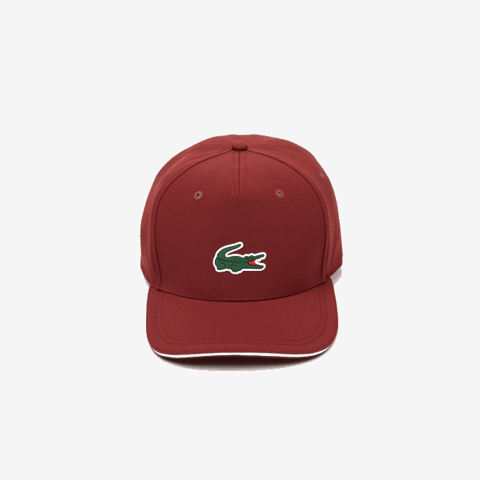 burdeos zs1 VVL0A2253 hombres Lacoste gorra de golf deportiva ajustable