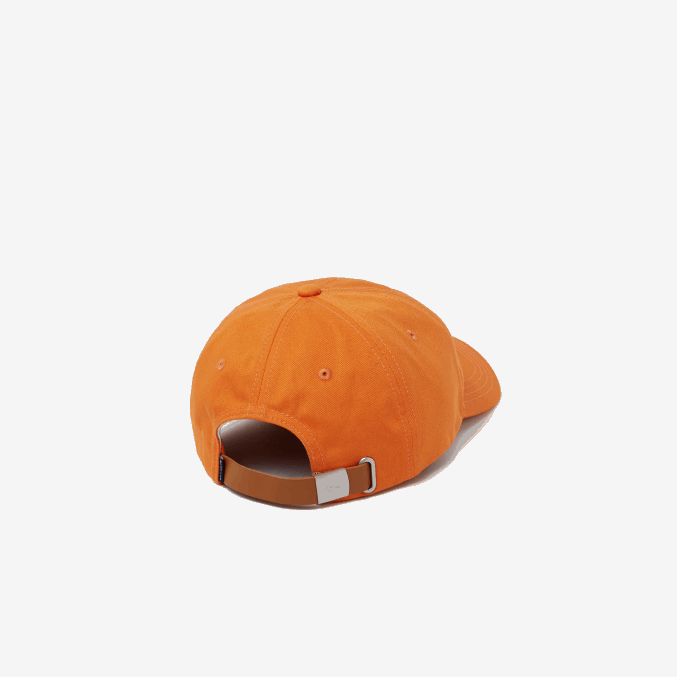 naranja tv1 VVL0A2261 hombres Lacoste correa de contraste y gorra de algodón de cocodrilo de gran tamaño