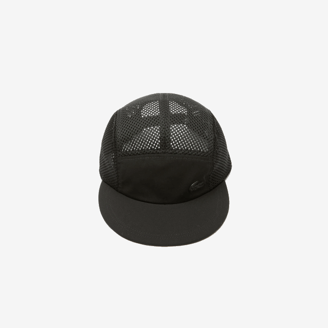 negro 031 VVL0A1920 hombres Lacoste gorra de cocodrilo de silicona