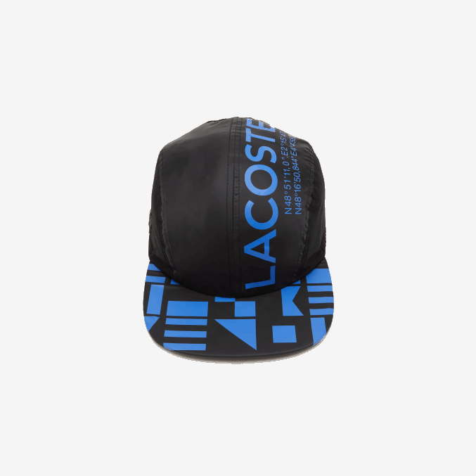 negro azul y88 VVL0A2259 hombres Lacoste gorra deportiva ligera