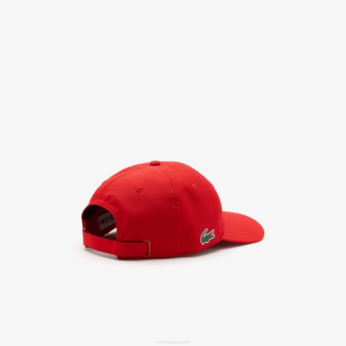 rojo 240 VVL0A1926 hombres Lacoste gorra deportiva ligera