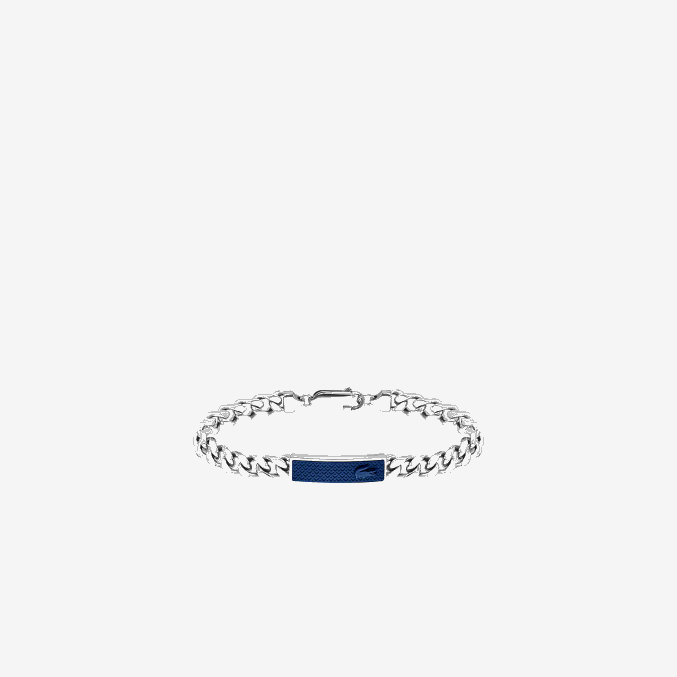 plata 045 VVL0A2212 hombres Lacoste conjunto y pulsera a juego
