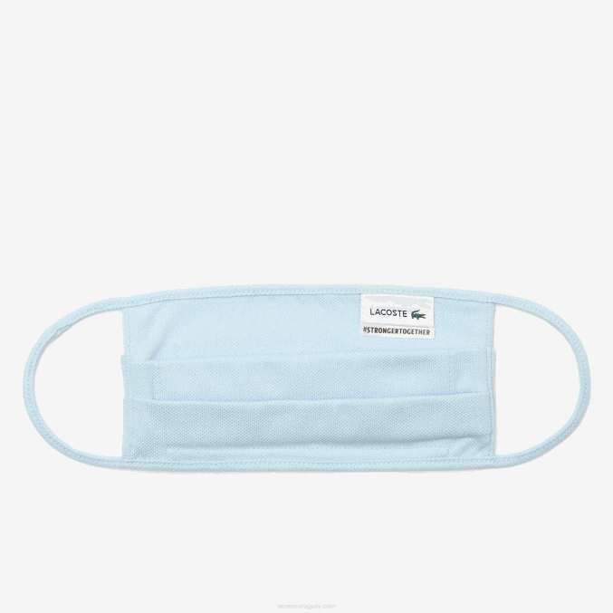 azul claro t01 VVL0A2265 hombres Lacoste l.12.12 máscaras faciales paquete de 3