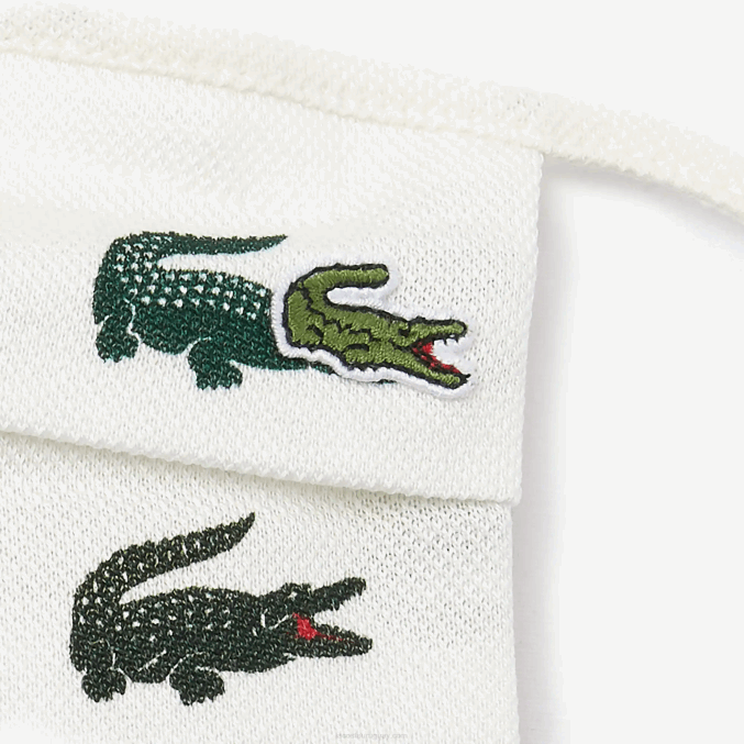 verde blanco 2bt VVL0A2290 hombres Lacoste l.12.12 mascarillas de algodón pack de 3