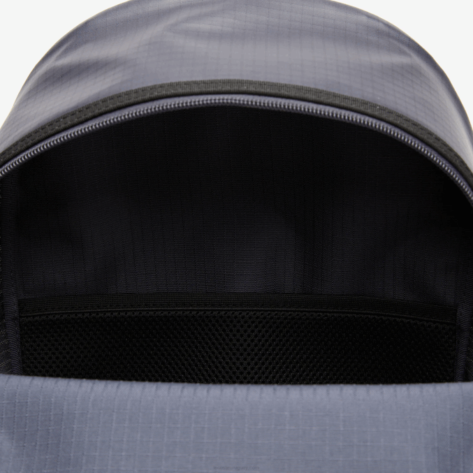 azul noche negra m20 VVL0A1978 hombres Lacoste mochila con logo en contraste
