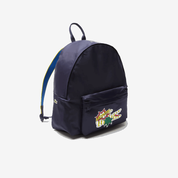 marina 166 puerto deportivo k99 VVL0A2109 hombres Lacoste mochila con estampado de cómic