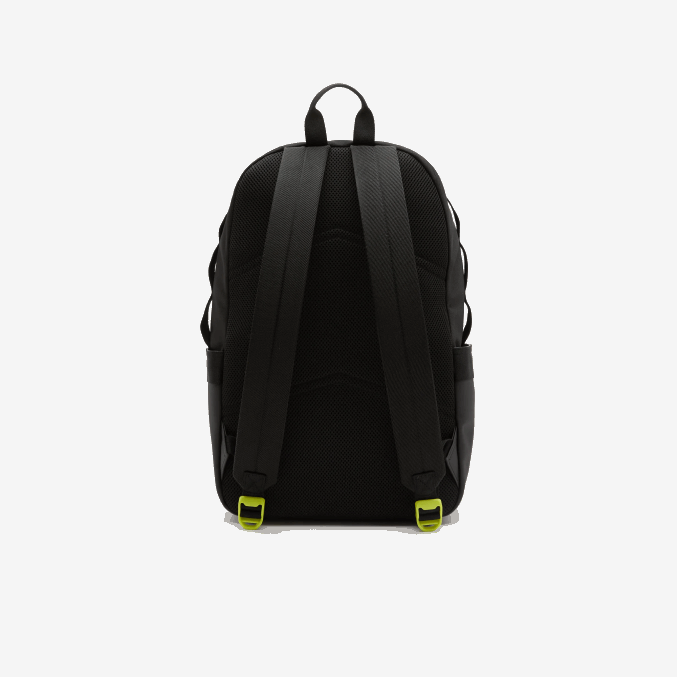 negro lima k68 VVL0A2085 hombres Lacoste mochila repelente al agua con cordones elásticos
