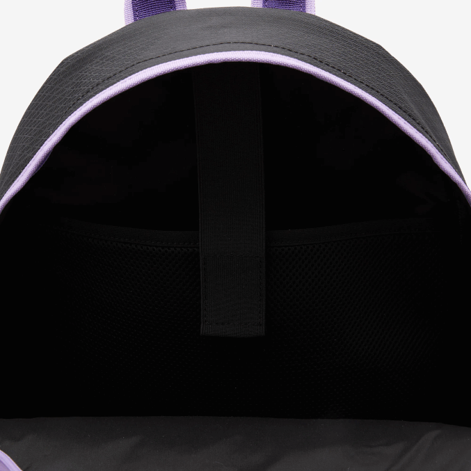 noir samui neva farine k96 VVL0A2100 hombres Lacoste mochila con diseño colour block y bolsillo con cremallera