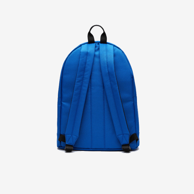 royaume noir blanco l77 VVL0A2137 hombres Lacoste mochila neocroc con correas con cremallera y logo
