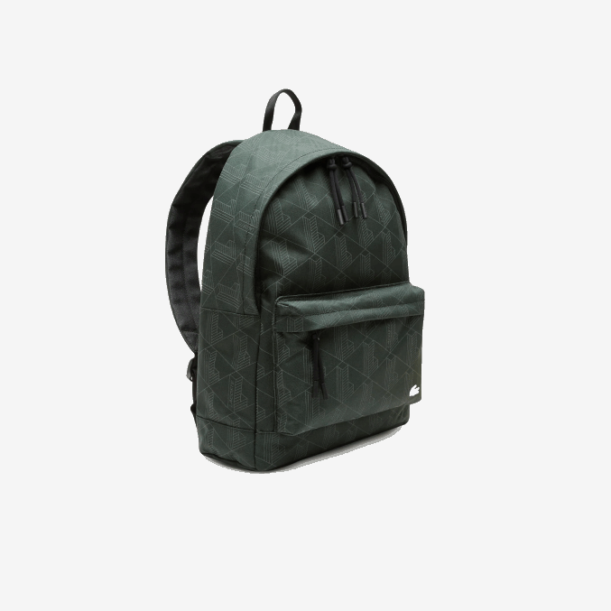 sinople monograma l22 VVL0A2072 hombres Lacoste mochila con estampado de monograma reflectante