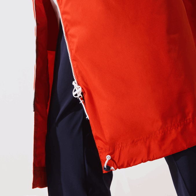 rojo blanco azul marino yy2 VVL0A1295 hombres Lacoste gabardina plegable sport edición espíritu deportivo francés