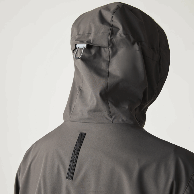 negro 031 VVL0A1257 hombres Lacoste parka repelente al agua