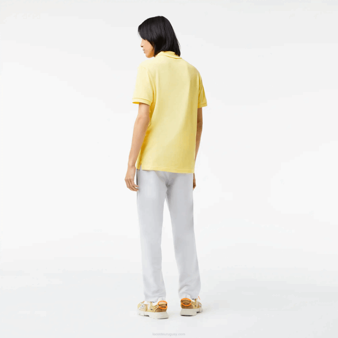 amarillo 107 VVL0A220 hombres Lacoste polo original l.12.12 slim fit