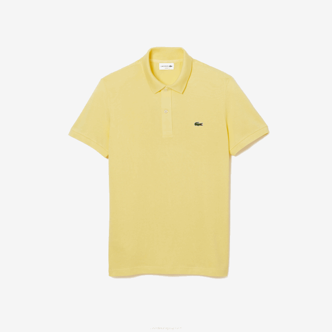 amarillo 107 VVL0A220 hombres Lacoste polo original l.12.12 slim fit