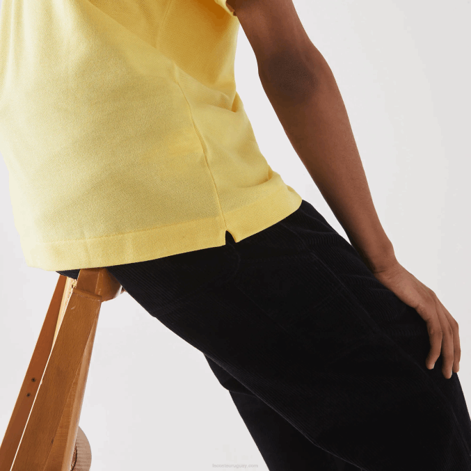amarillo 107 VVL0A241 hombres Lacoste polo original l.12.12
