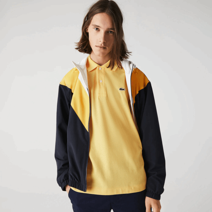 amarillo z0a VVL0A870 hombres Lacoste polo original l.12.12