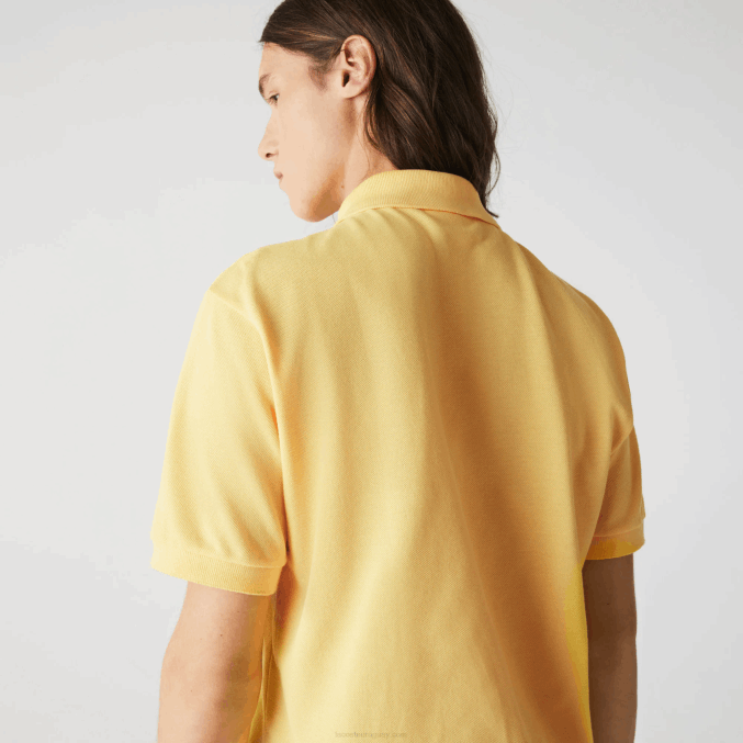 amarillo z0a VVL0A870 hombres Lacoste polo original l.12.12