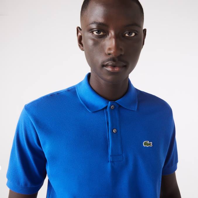 azul k1q VVL0A654 hombres Lacoste polo original l.12.12