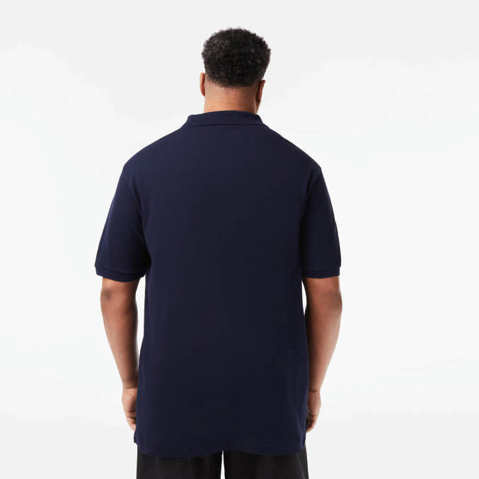 azul marino 166 VVL0A189 hombres Lacoste polo de algodón petit piqué - tallas grandes - alto